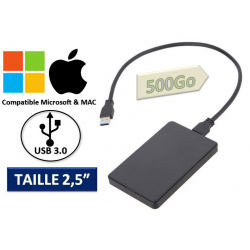 Disque dur externe pour disque dur 1 To / 320 Go / 60 Go USB 3.0 portable  de sauvegarde pour PC, ordinateur portable, ordinateur de bureau, MacBook,  Xbox One, PS4, Smart TV (60 Go, bleu) : : Informatique