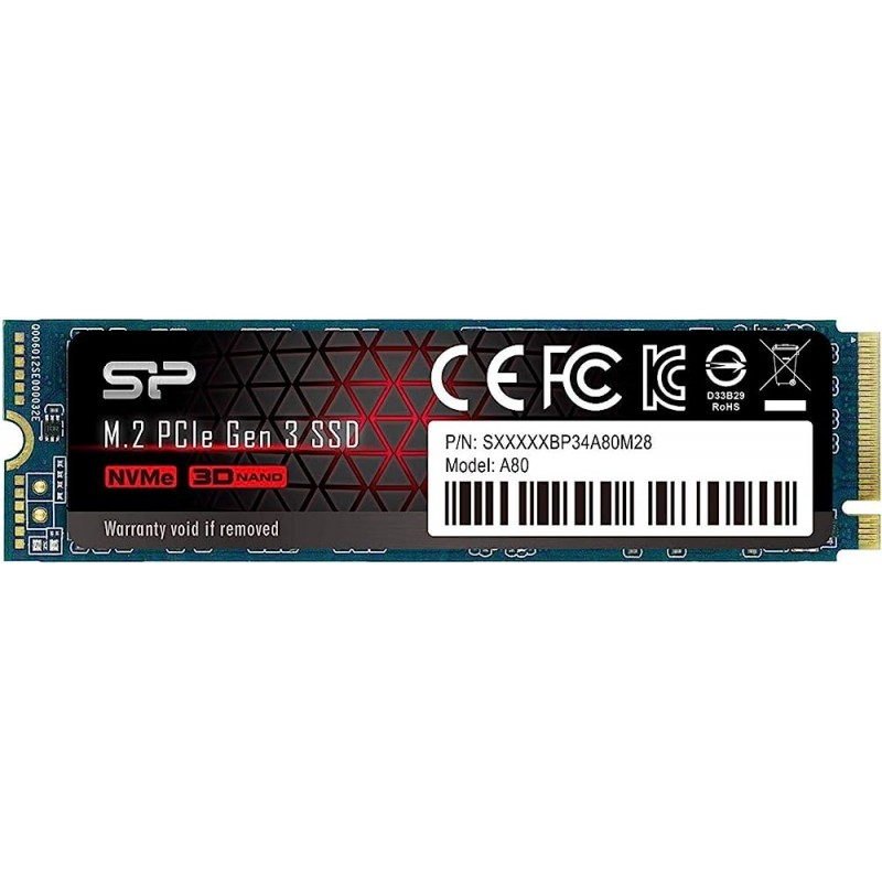Disque SSD Silicon Power UD80 2To (2000Go) - NVMe M.2 Type 2280